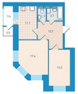 <span>2-комнатные</span>